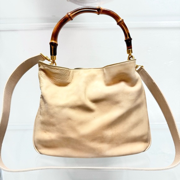 Gucci Handbags - PRICE DROP 🚨$-50 Gucci Bamboo Suede 2Way Shoulder Bag